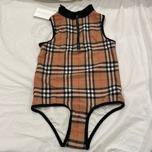 Burberry one piece bathingsuit new with tags
